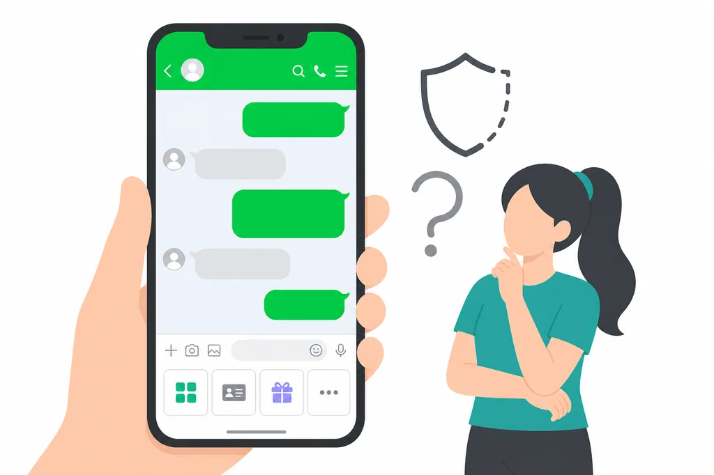 公式LINEだけでは信頼が足りないイメージ