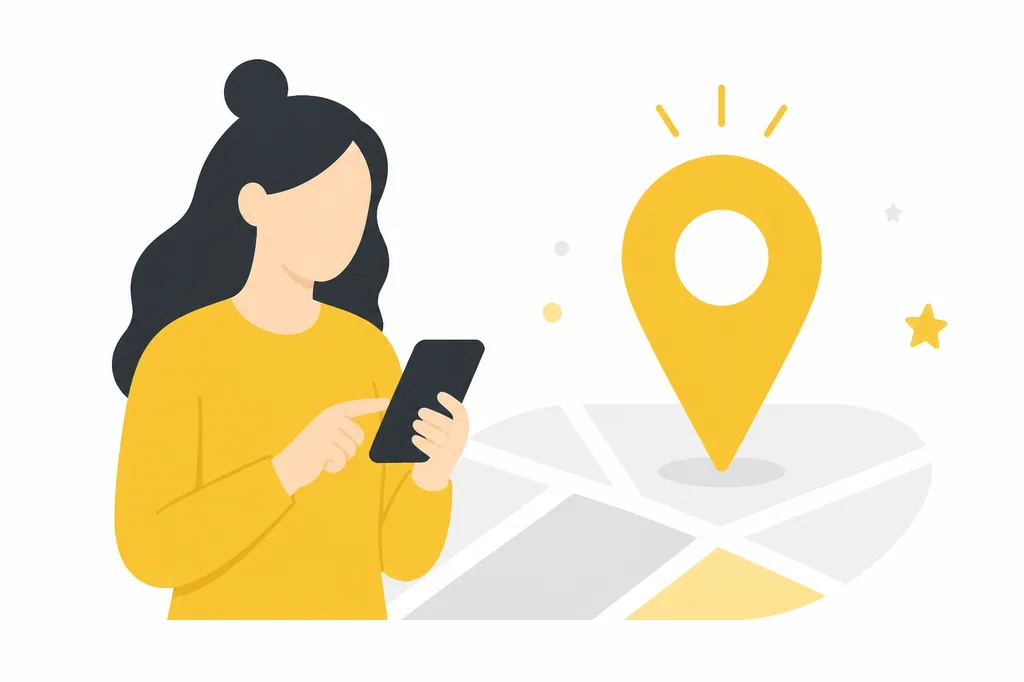 Googleマップの口コミをお願いするイメージ